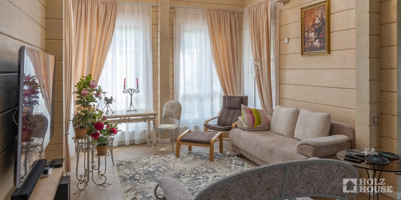 Дом из клееного бруса по проекту \"Прага-мини v.2\" Фото 17